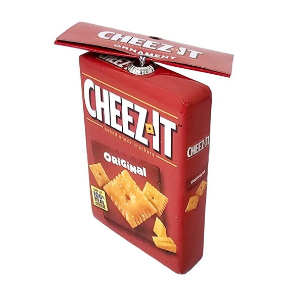 Cheez It Cheese Snack Crackers Food Collectible Christmas Ornament by Ruz - Picture 6 of 6